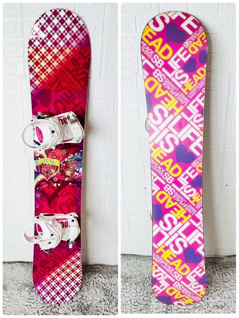 【初心者おすすめ 】HEAD　レディース　スノーボード　セット　146cm