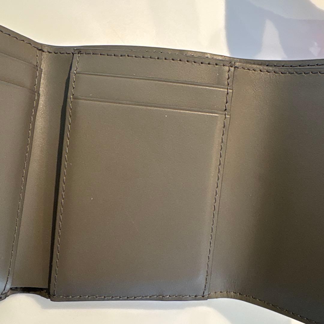 マルジェラ　三つ折り財布　グレー