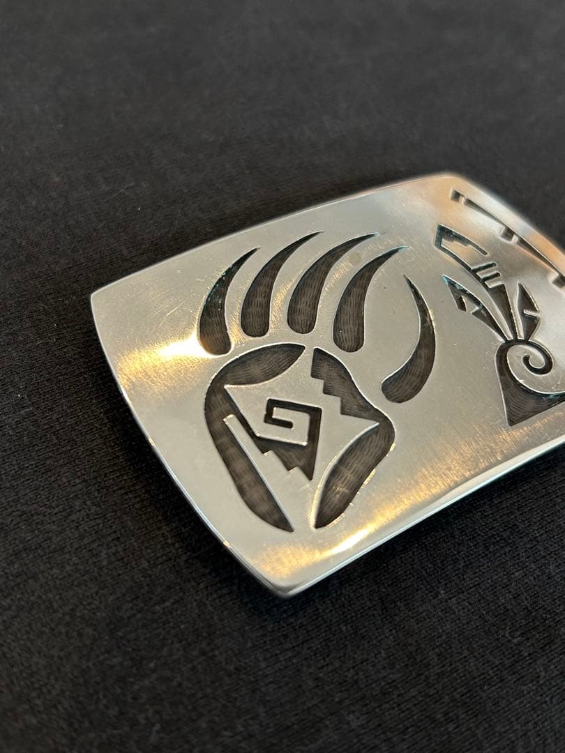 ホピ族 YOWYTFWA作　バックル