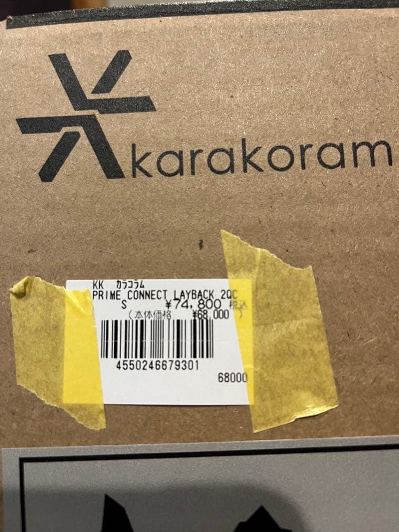 美品　karakoram カラコラム LAYBACK　レイバック 23-24