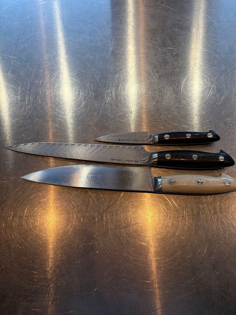 ボブクレイマーダマスカス鋼 3本セット