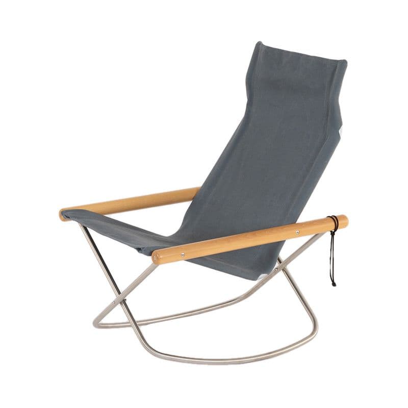 ニーチェア 折りたたみ式グレー椅子