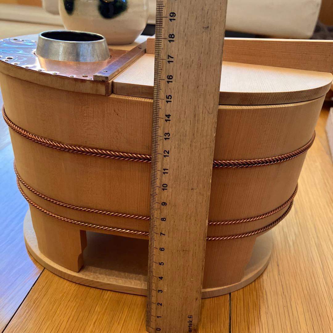 未使用　たる源　湯豆腐　木曽さわら　京都　中川木工　銘印なし