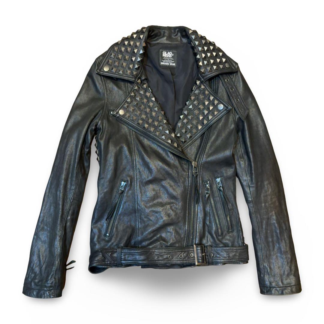 本革♡ユニオンジャック♡ライダースジャケット♡スタッズ♡