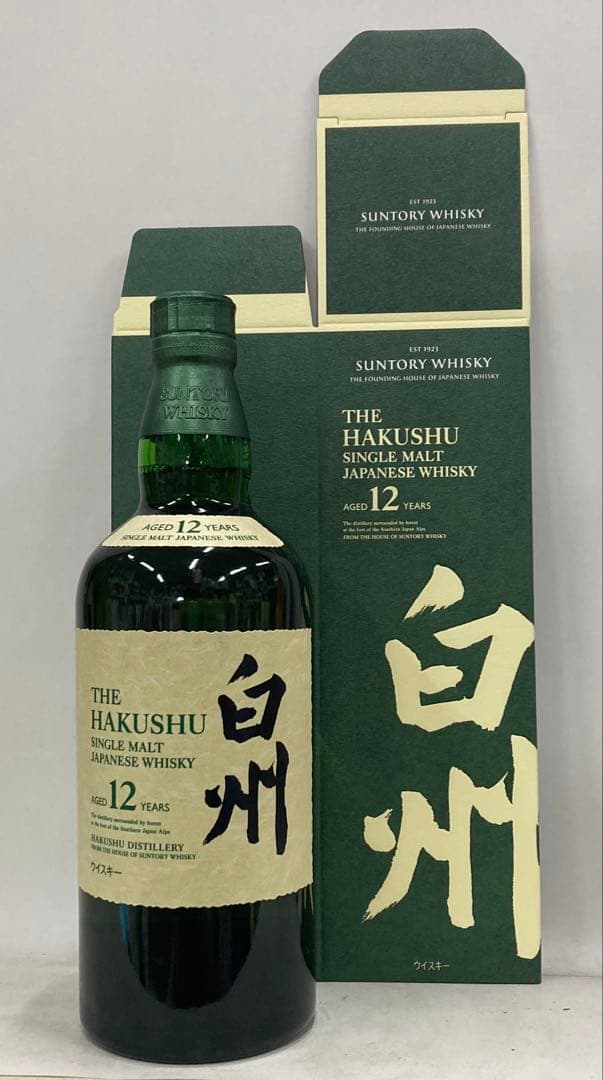 サントリー白州12年シングルモルト700ml (カートン付)