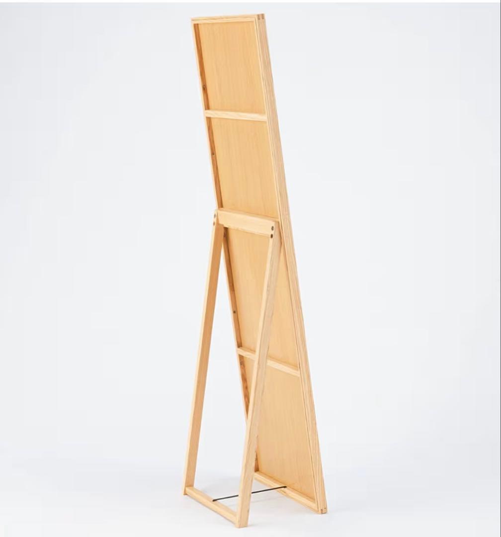 無印良品 オーク材ミラー・大 幅44×奥行33×高さ150.5cm