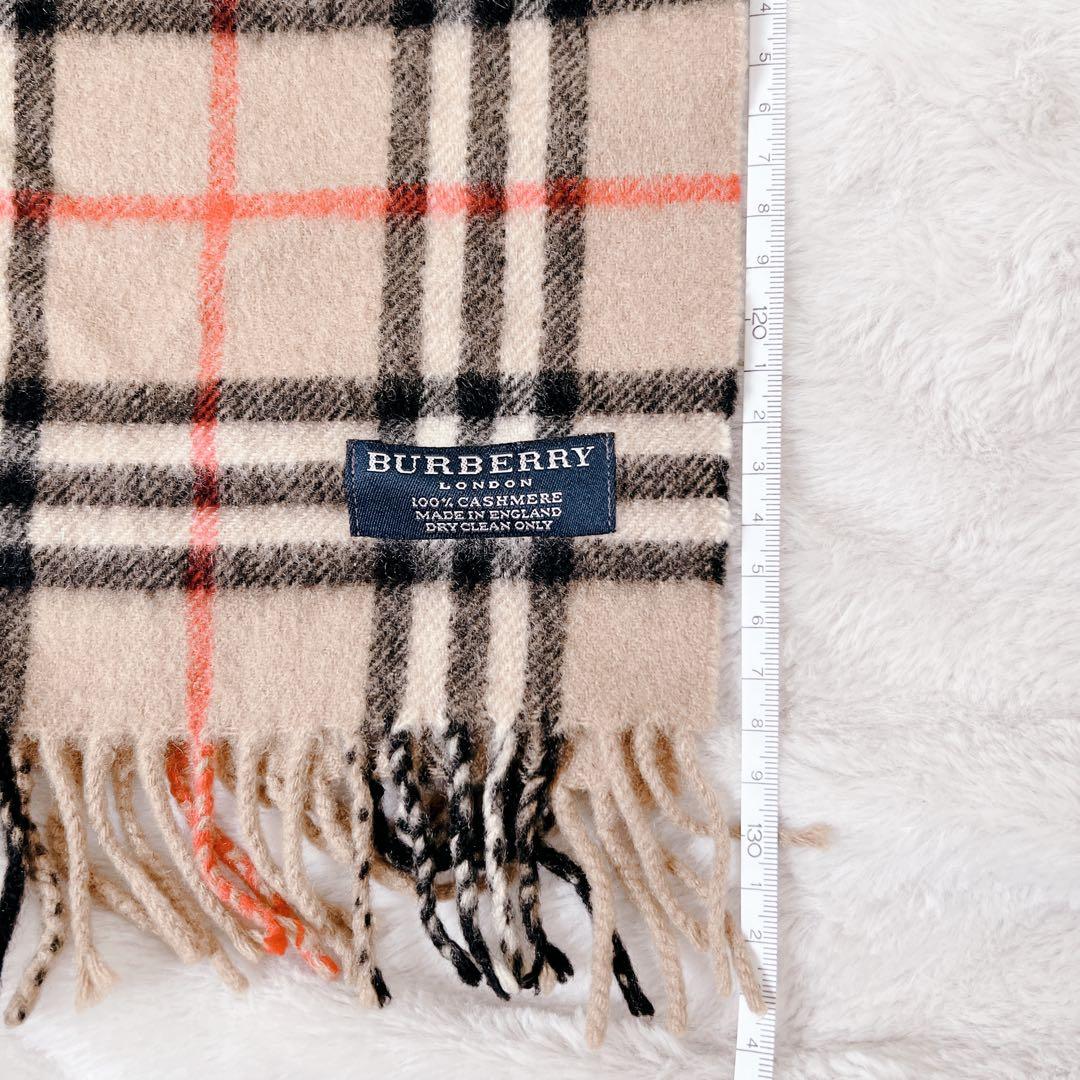 BURBERRY カシミヤ マフラー ノバチェック レディース メンズ ベージュ