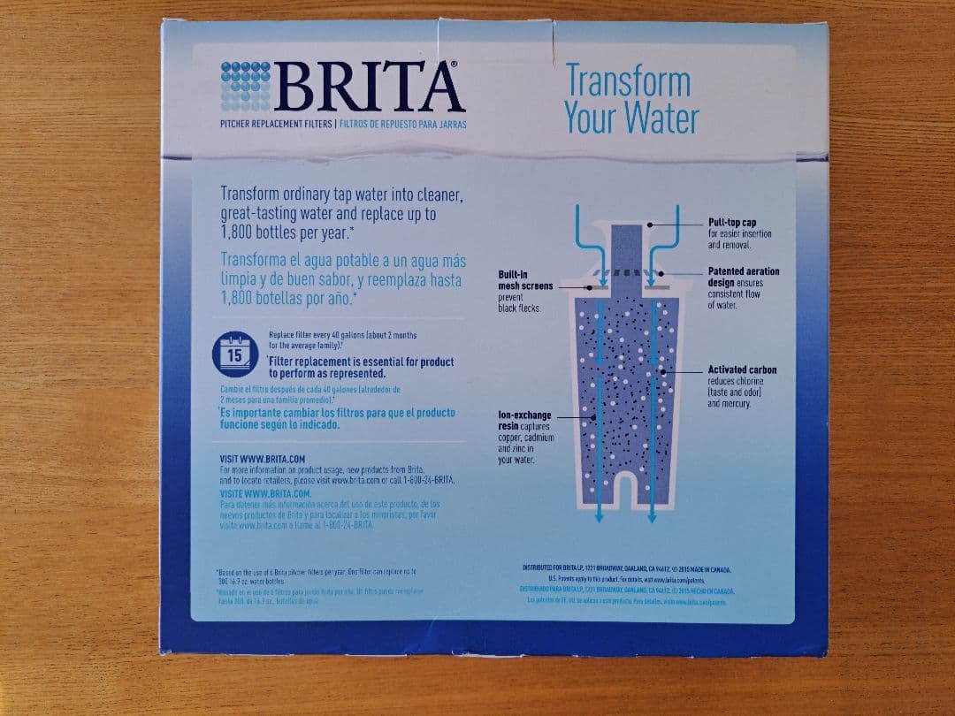 BRITA CLASSIC 浄水器カートリッジ 10個 アメリカ仕様(1)