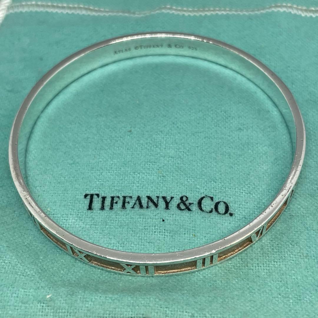 ティファニー アトラス バングル ブレスレット AG925 アンティーク