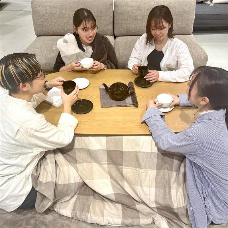 無印良品 こたつにもなるローテーブル ナチュラル 大 2025年４月購入