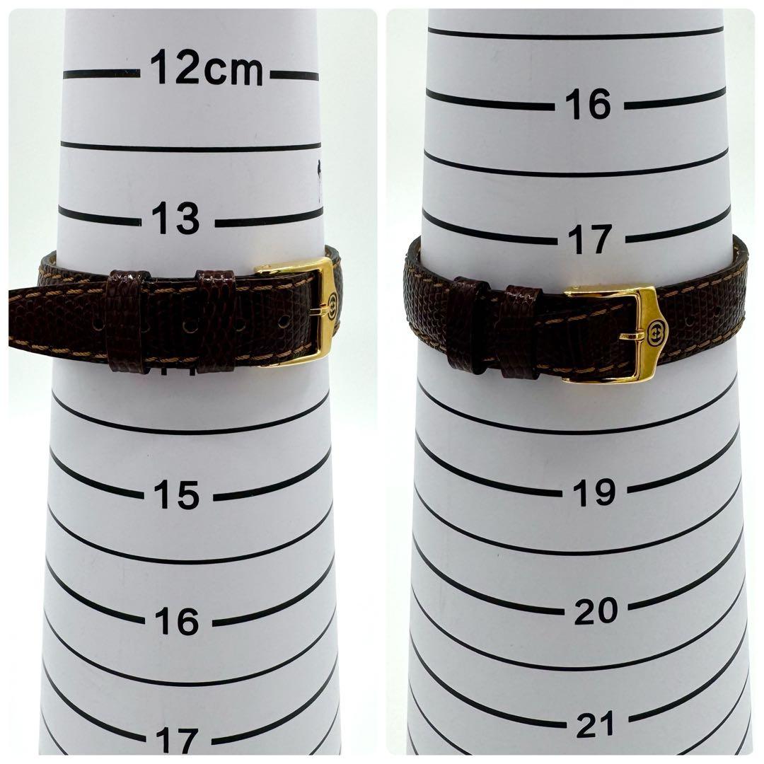 稼働/新品電池　グッチ 腕時計　6500L ヴィンテージ　純正ベルト　クォーツ