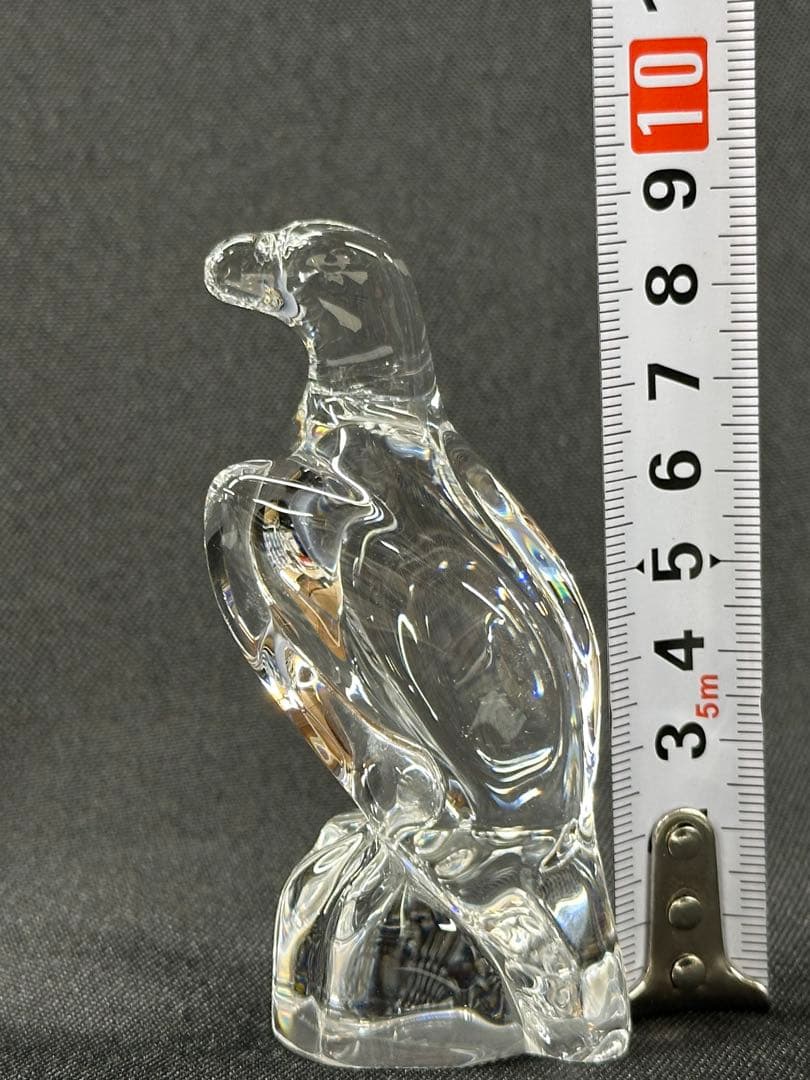 【美品】  Crystal 鳥　置物　イーグル