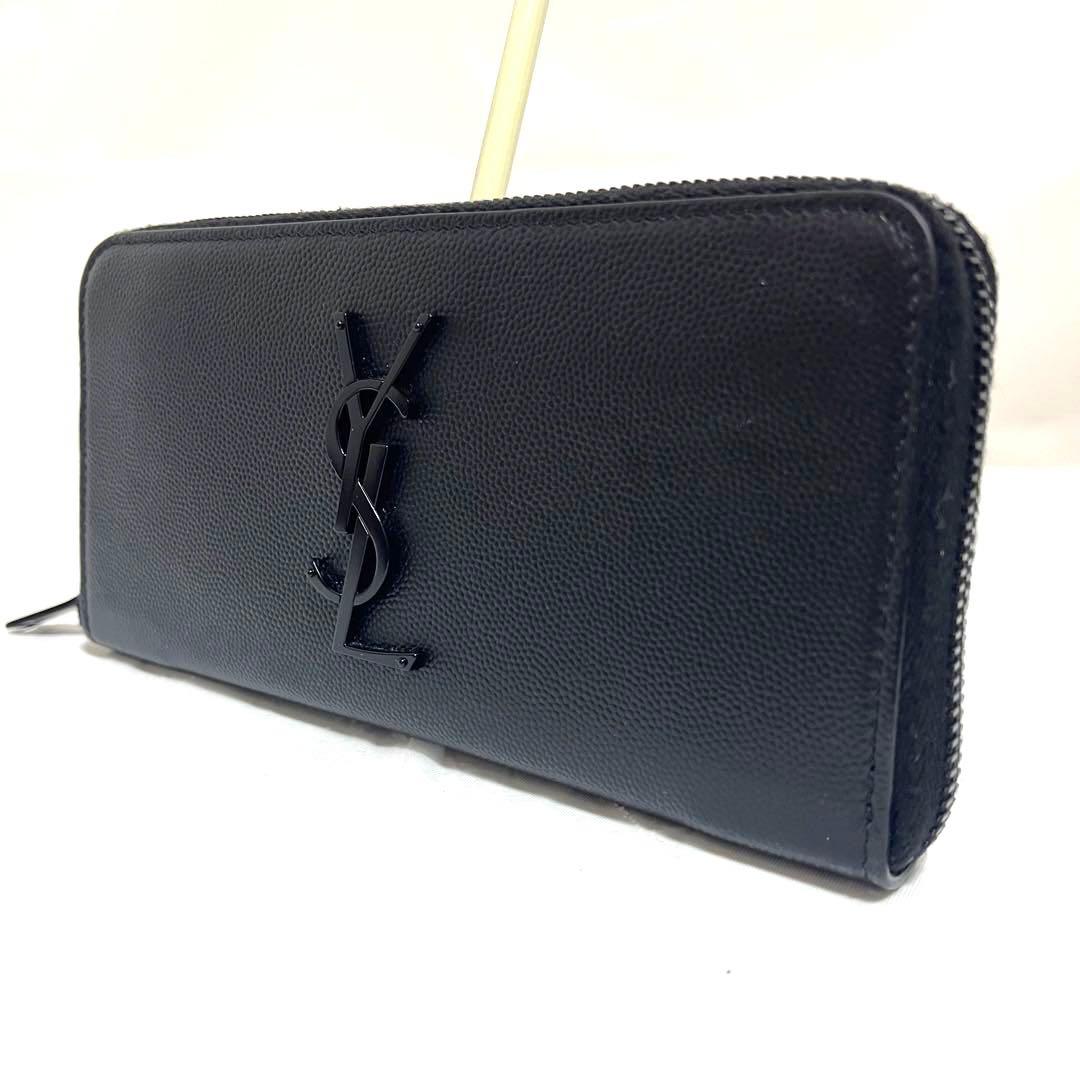 【値下げ中】【極美品】SAINT LAURENT サンローラン カサンドラ長財布