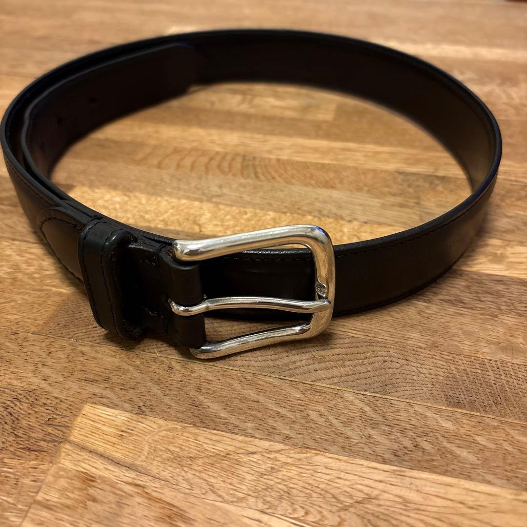 ホワイトハウスコックス ベルト　黒　30インチ