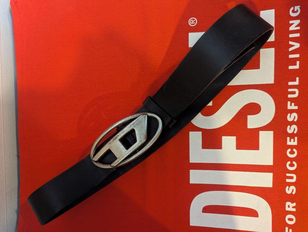 DIESEL 正規品 1DR オーバルDロゴベルト