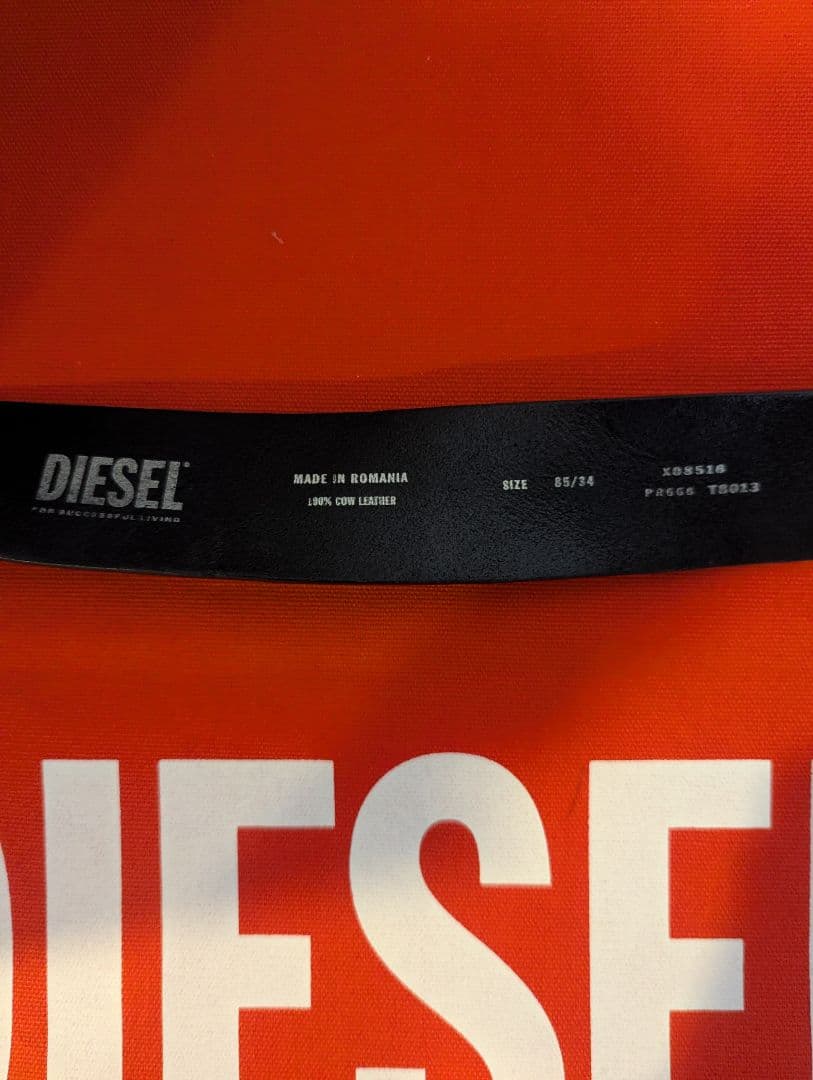 DIESEL 正規品 1DR オーバルDロゴベルト