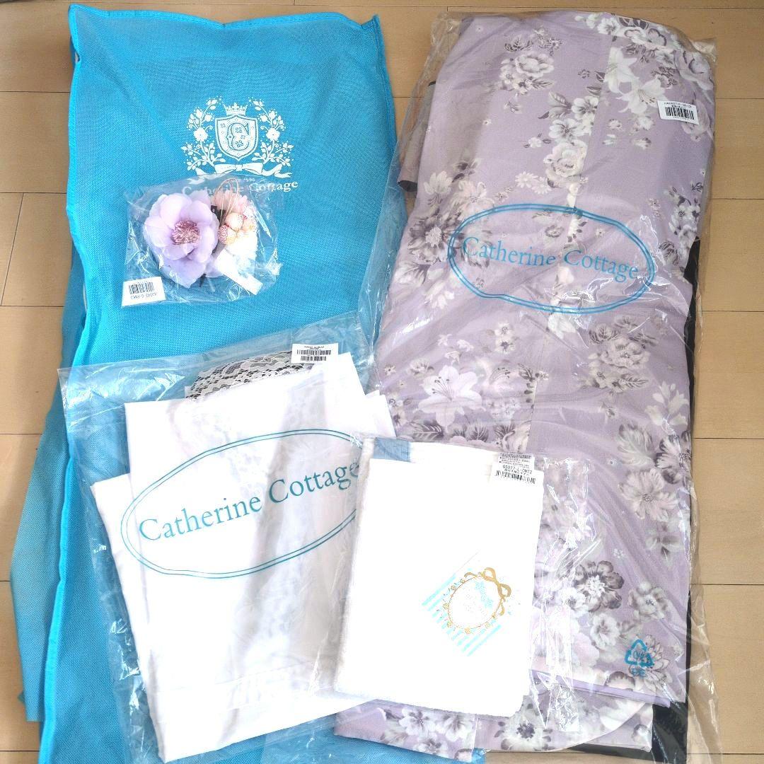 袴　160 キャサリンコテージ　肌襦袢　タオル　髪飾り