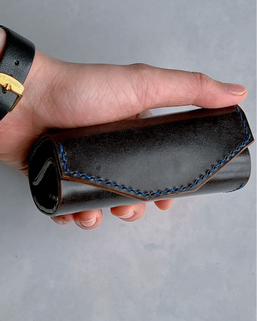 ÂÅÆ　オーダー三つ折り財布、key付き財布