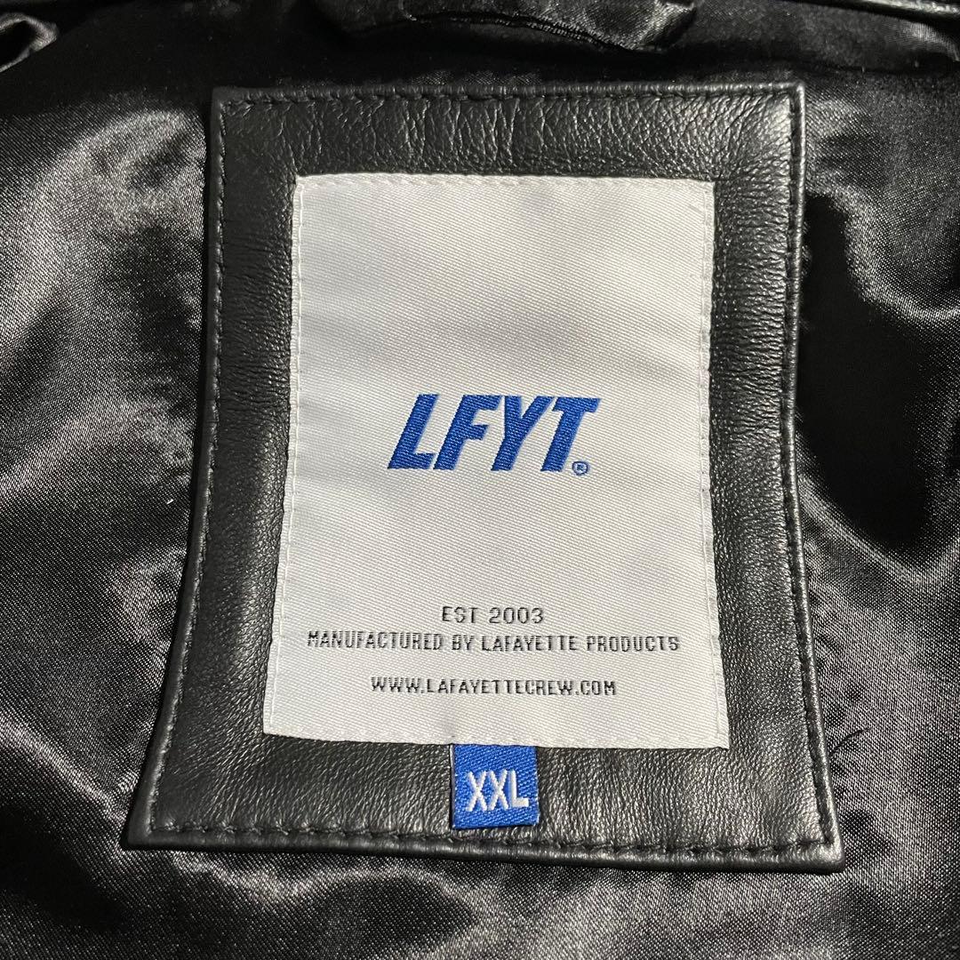 ジャケット・アウター LFYT MONOGRAM LF LOGO LAMB LEATHER JKT