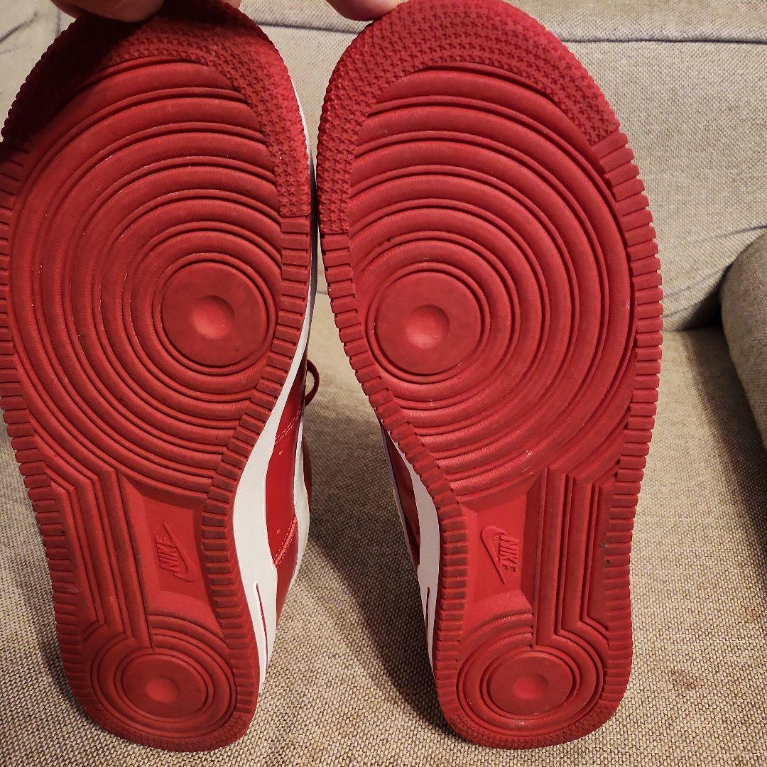 靴 NIKE AIR FORCE 1 LOW SHEED RED