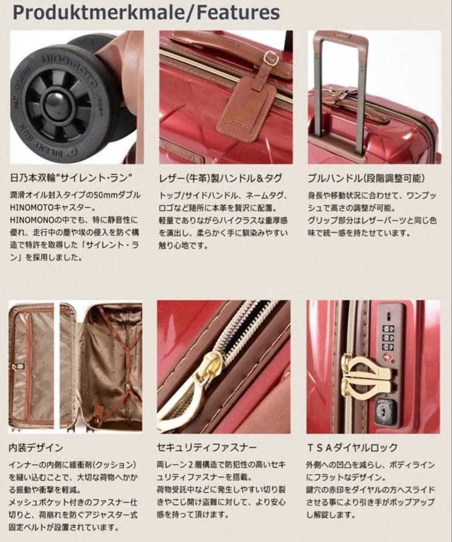 美品 Stratic キャリーケース TSAロック 機内持ち込み可 33L