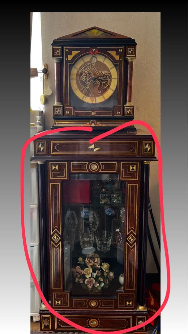 西洋アンティークキャビネット