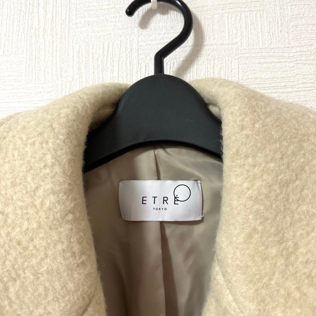 完売【新品】ETRE TOKYO ダブルブレストウールコート