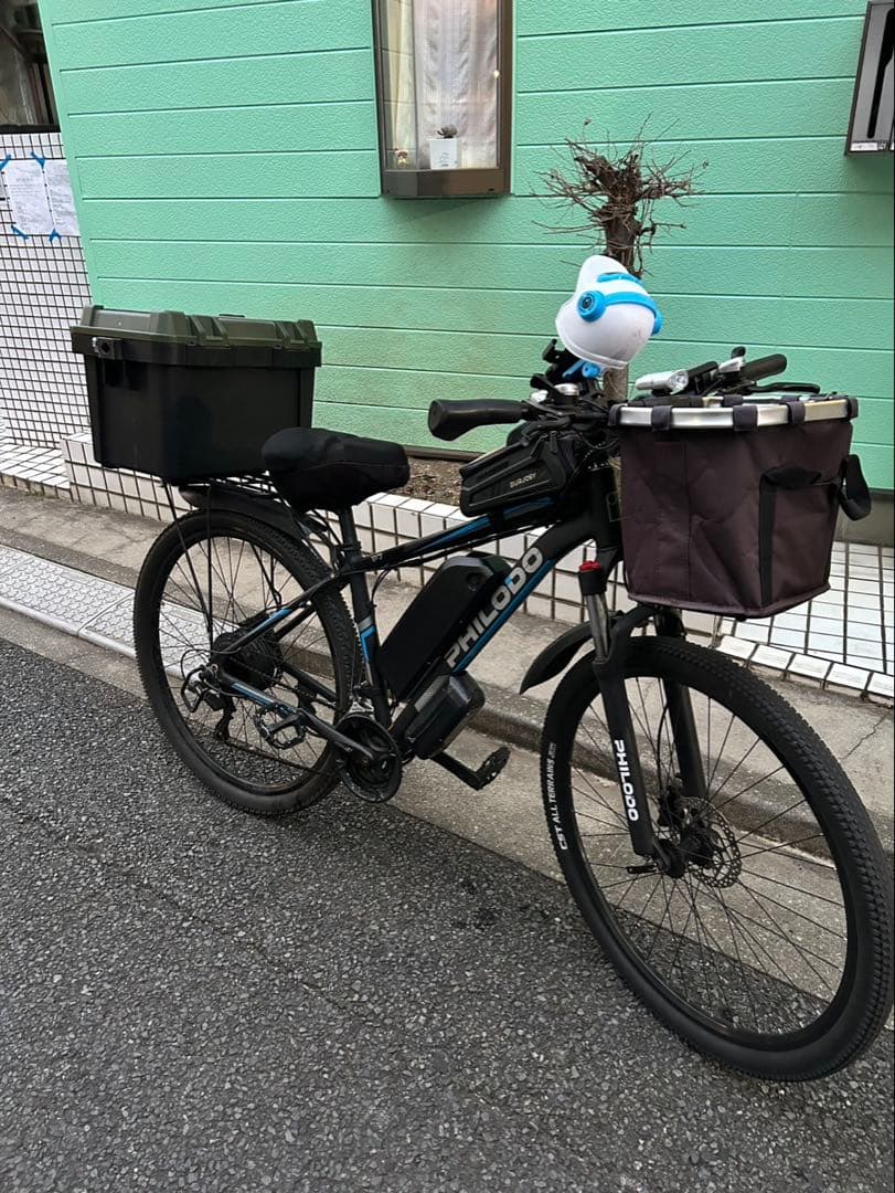 PHILODO 電動アシスト自転車 黒