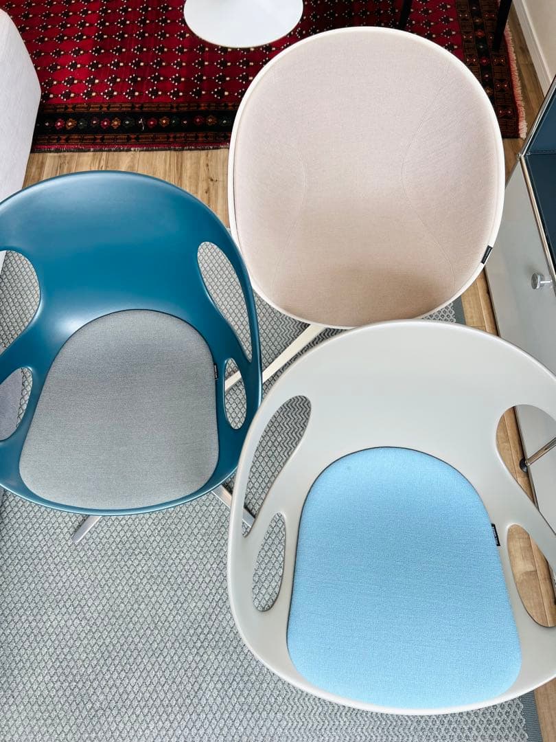 FRITZ HANSEN：RINリンチェア（ディープブルー・グレー）正規品・希少