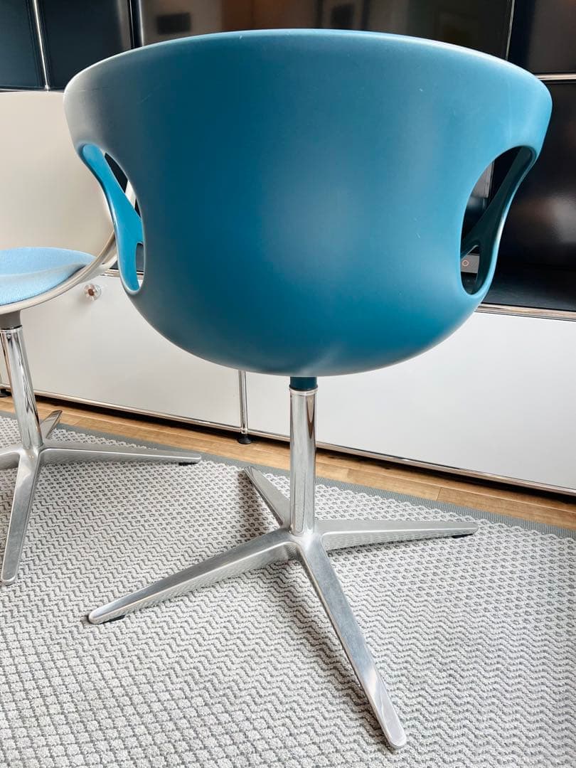 FRITZ HANSEN：RINリンチェア（ディープブルー・グレー）正規品・希少