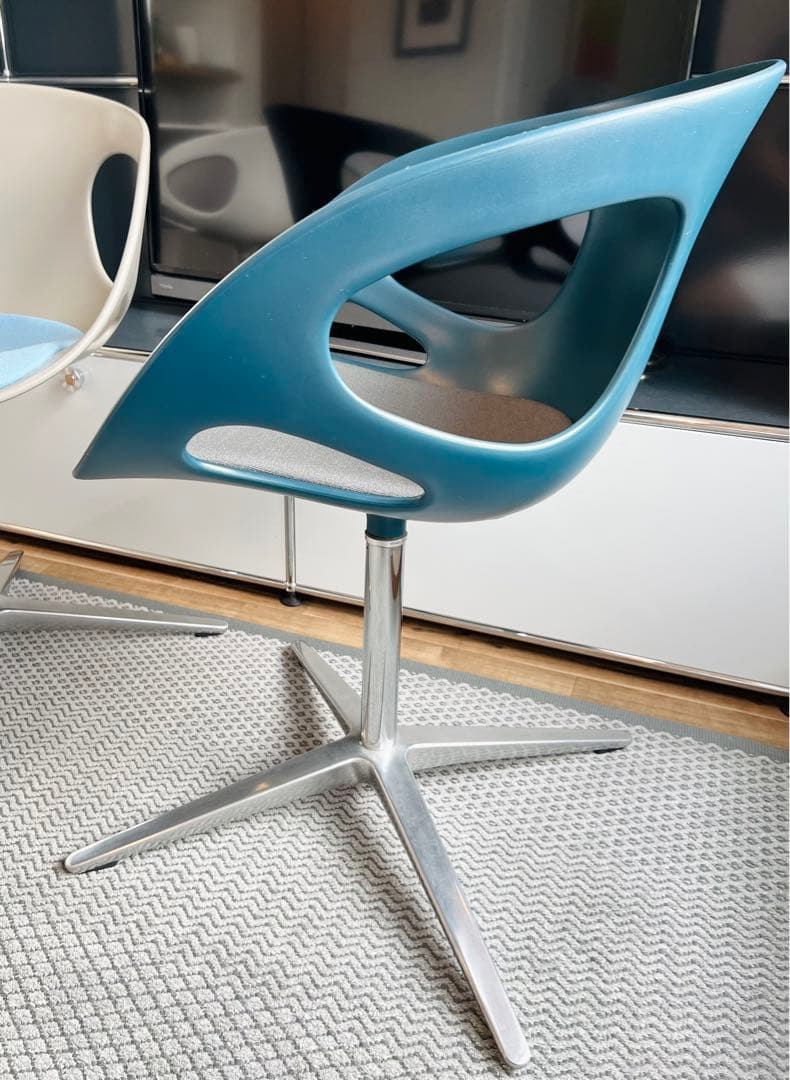 FRITZ HANSEN：RINリンチェア（ディープブルー・グレー）正規品・希少