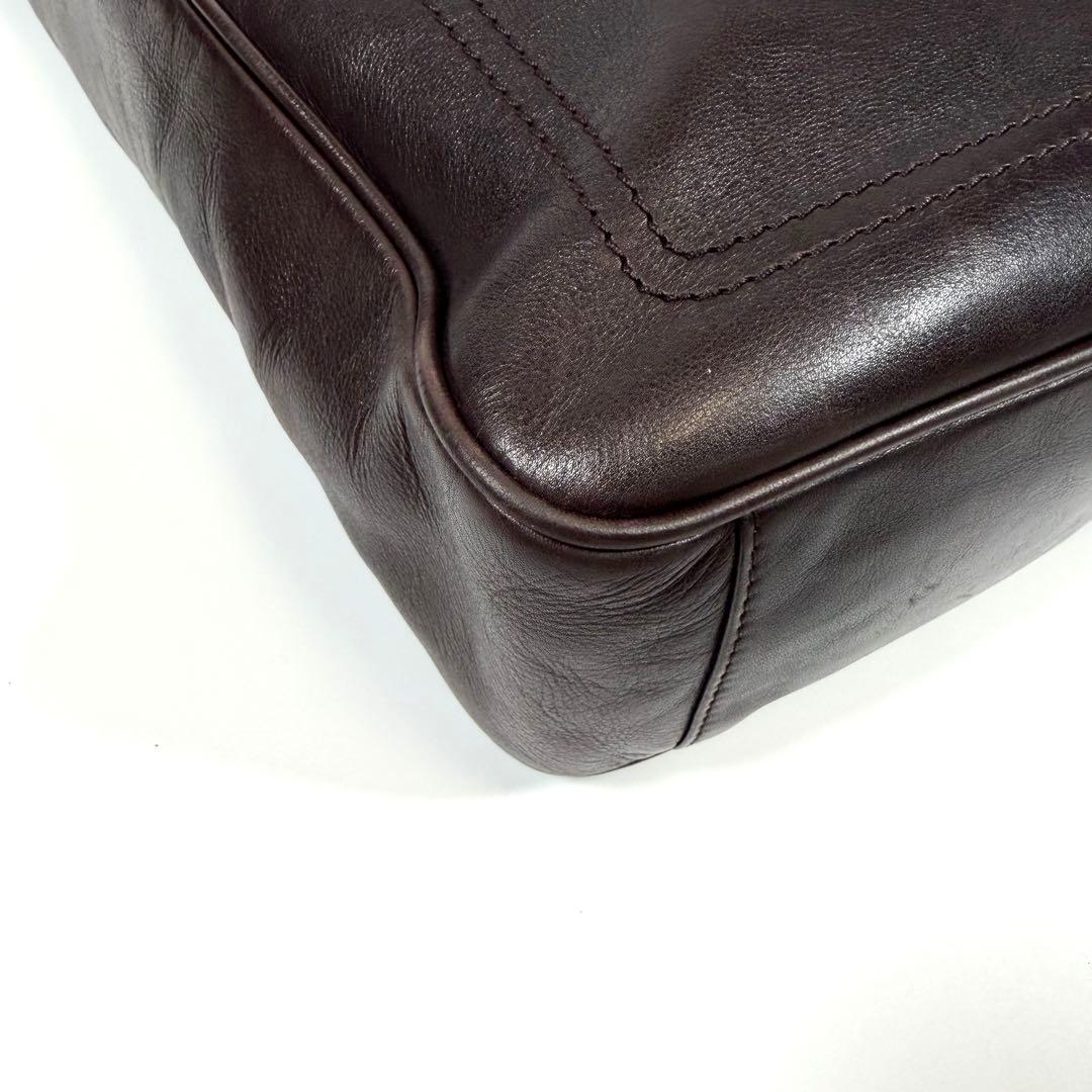 【美品】Bally バリー　トートバッグ　2way トレインスポッティング　濃茶