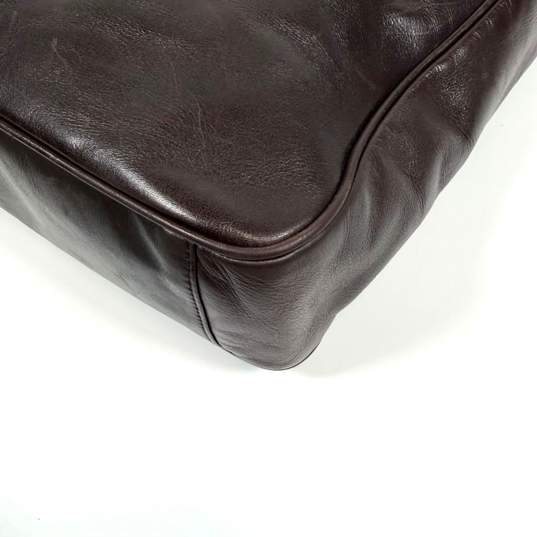 【美品】Bally バリー　トートバッグ　2way トレインスポッティング　濃茶