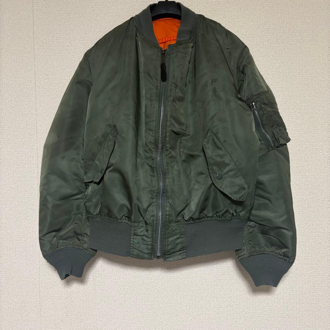 USA製アルファインダストリー70s〜80s MA-1フライトジャケット