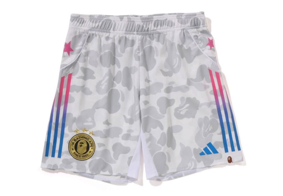 BAPE ADIDAS FB SHORTSアディダスエイプコラボ限定サッカー