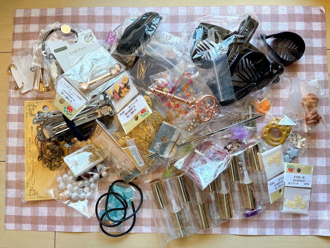 手芸素材セット ビーズ・ラッピング・デコレーション