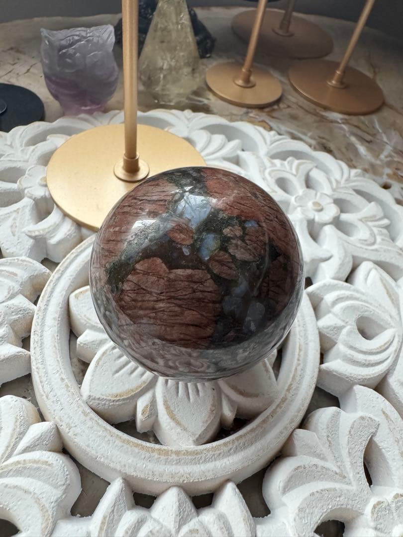 【たなな】ピンクオパール ロングイ ＆ケセラストーンスフィア