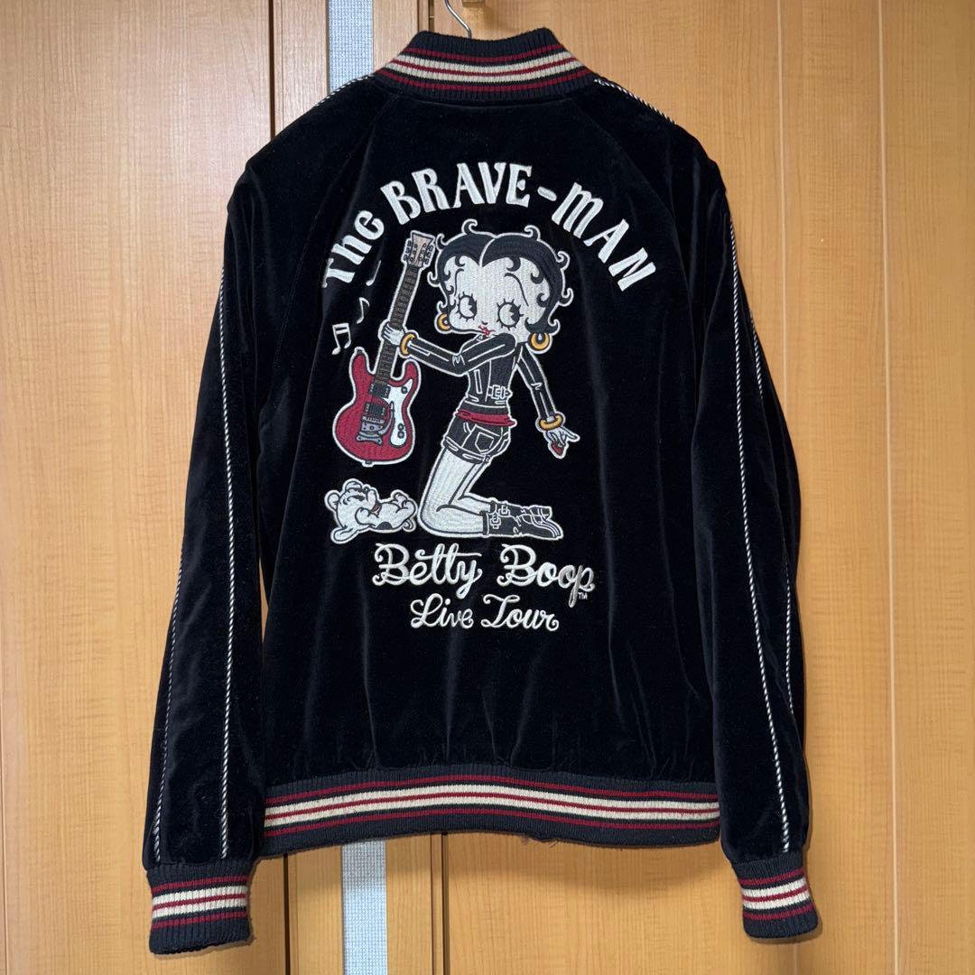 Bettyboop ベティ スカジャン リバーシブル