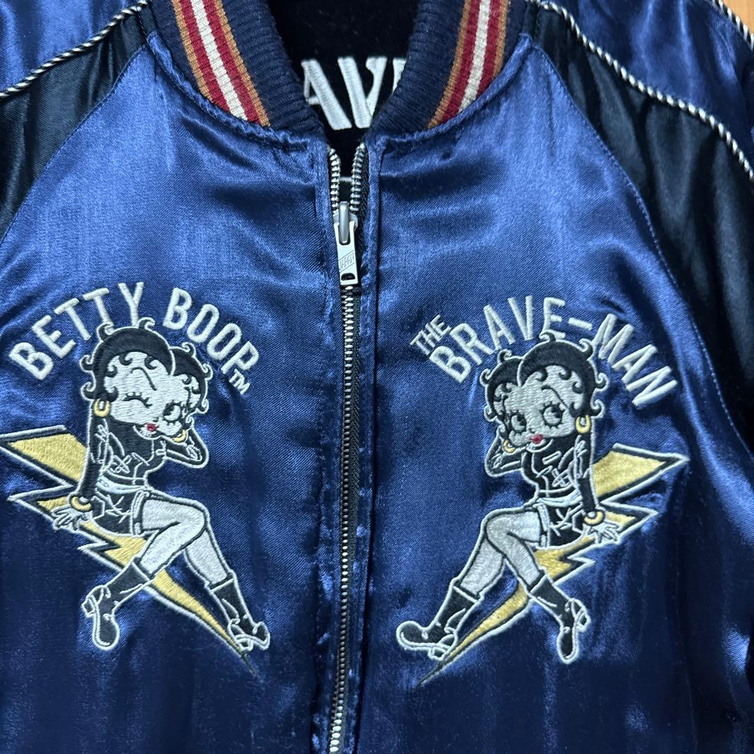 Bettyboop ベティ スカジャン リバーシブル