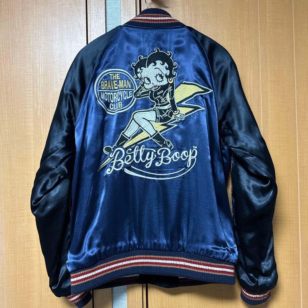 Bettyboop ベティ スカジャン リバーシブル