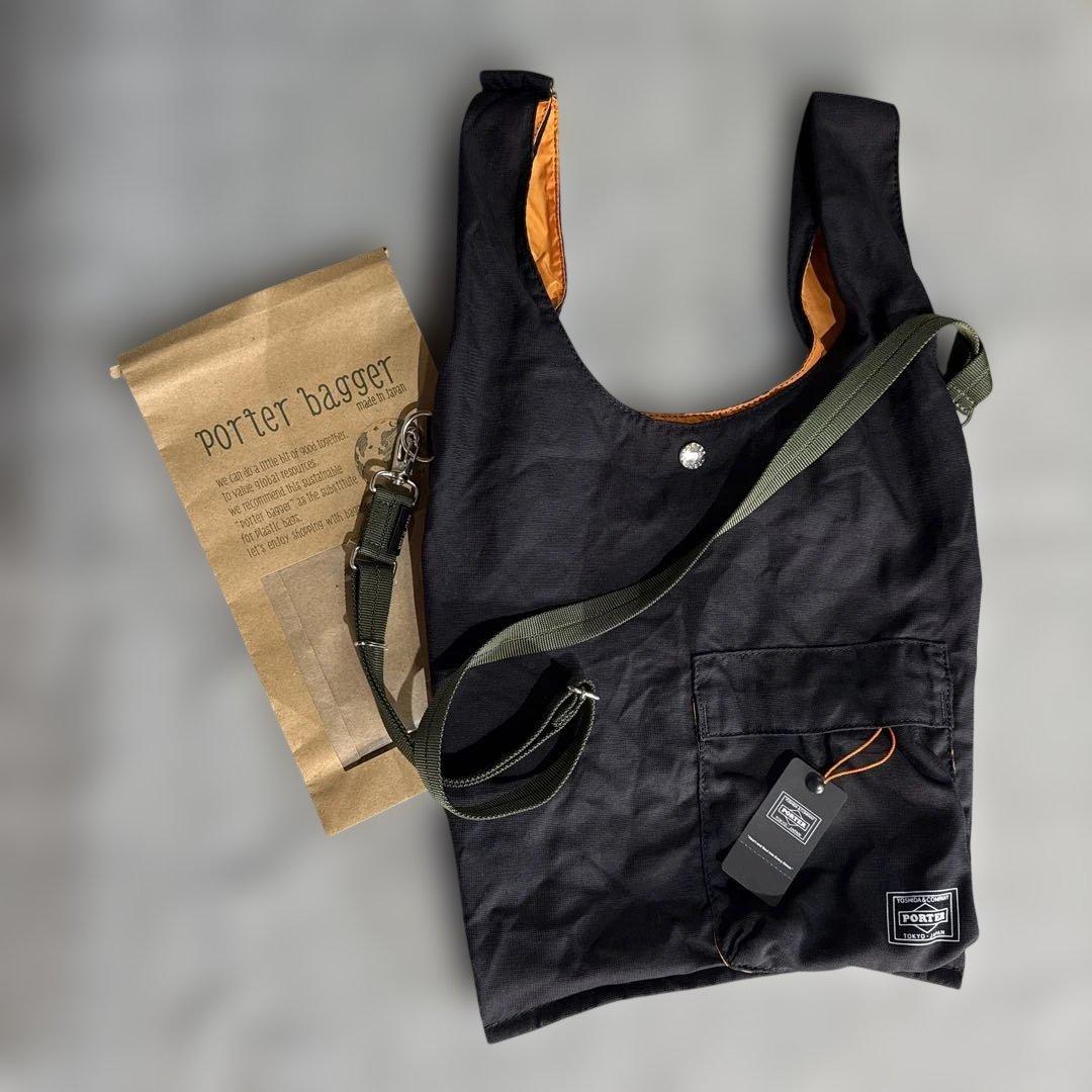 ポーター バガー CVS 2way エコバッグ ブラック パッカブル