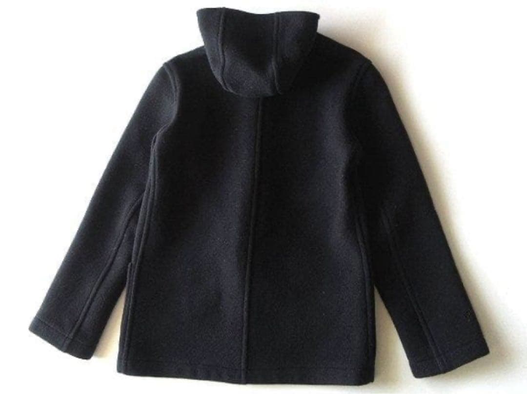 英国 モンゴメリー 裏チェック ウールメルトン ミドル ダッフルコート 38