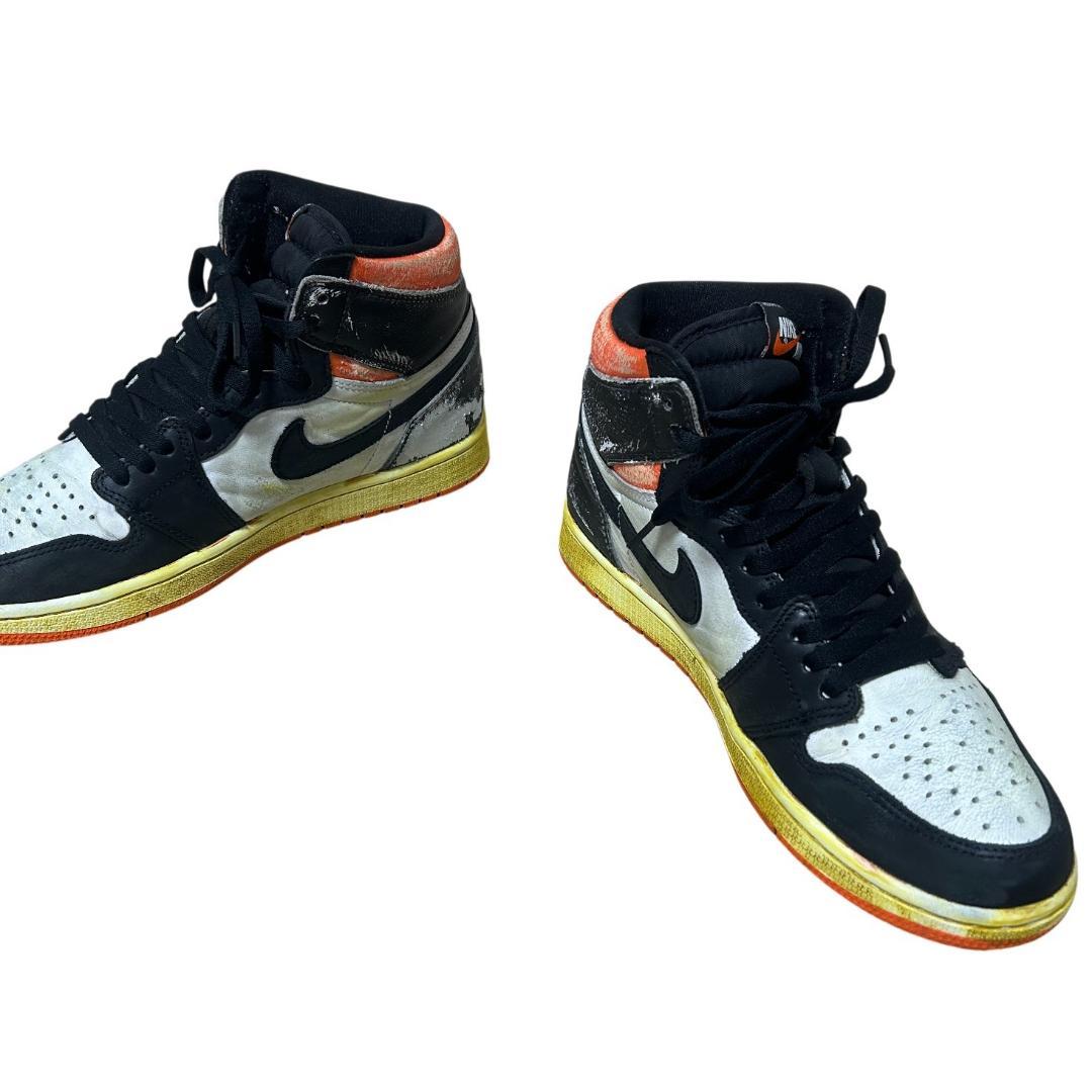 エアジョーダン1/Air Jordan1ビンテージ加工スニーカーbhkbdflA