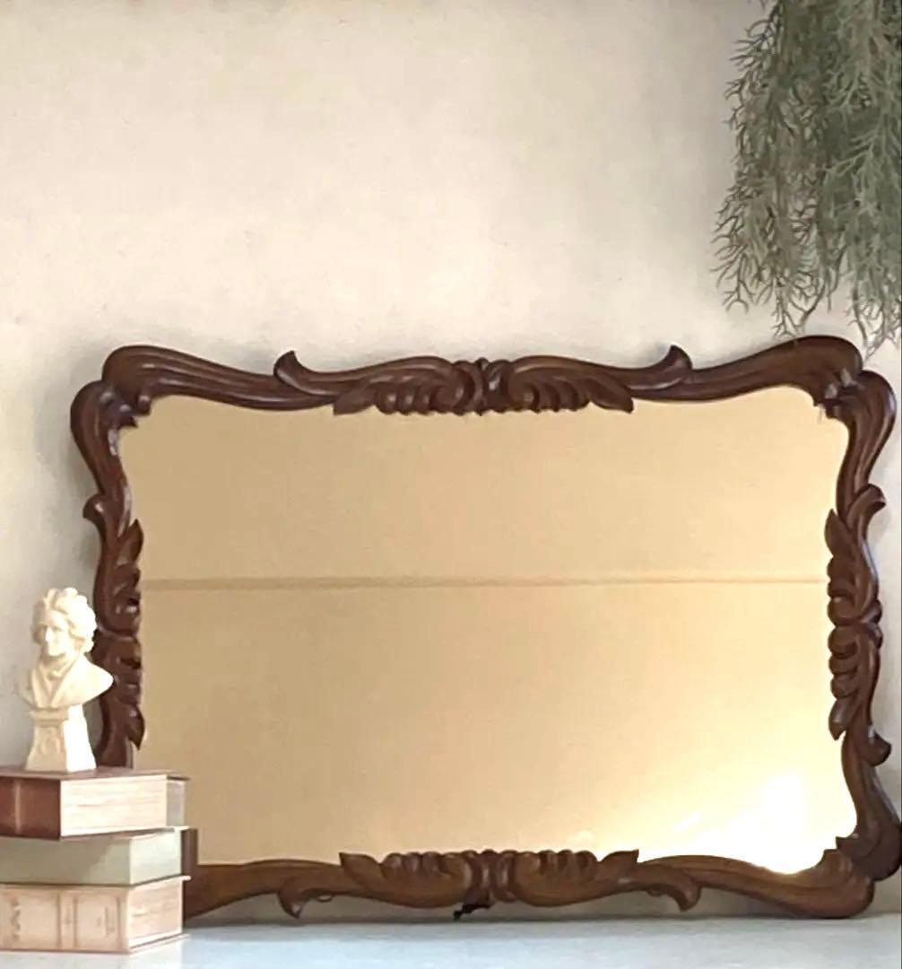 アンティーク ウォールミラー　68×48 大きめです