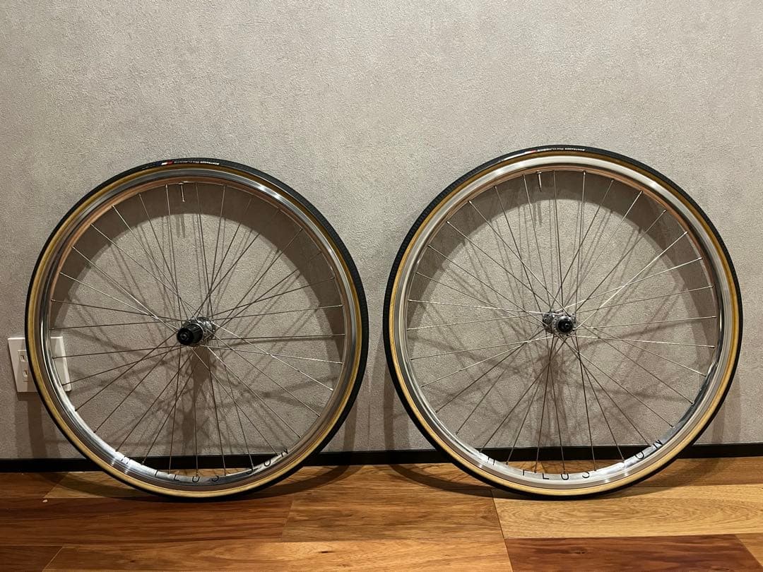 H PLUS SON 700C ホイールセット ブルーラグ BLUE LUG