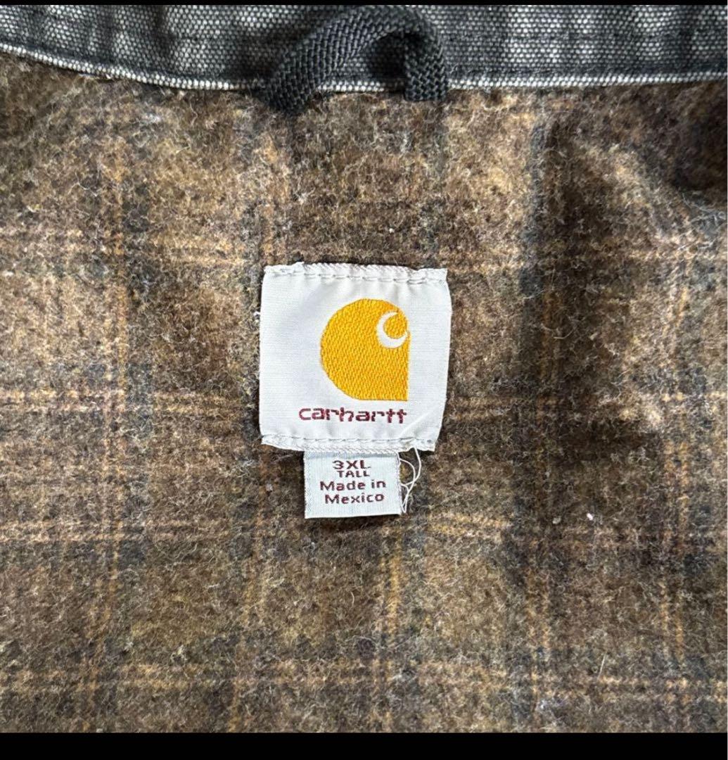 Carhartt デトロイトジャケット 企業ロゴ 3XL J97