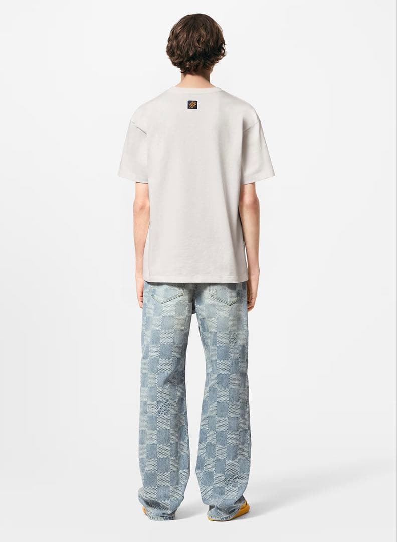 希少　即日発送　ルイヴィトン　ビーズ刺繍ロゴ　Tシャツ