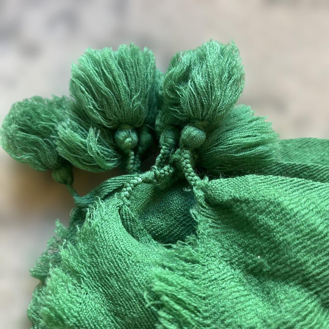 アーツアンドサイエンス ARTS&SCIENCE グリーン大判ストール