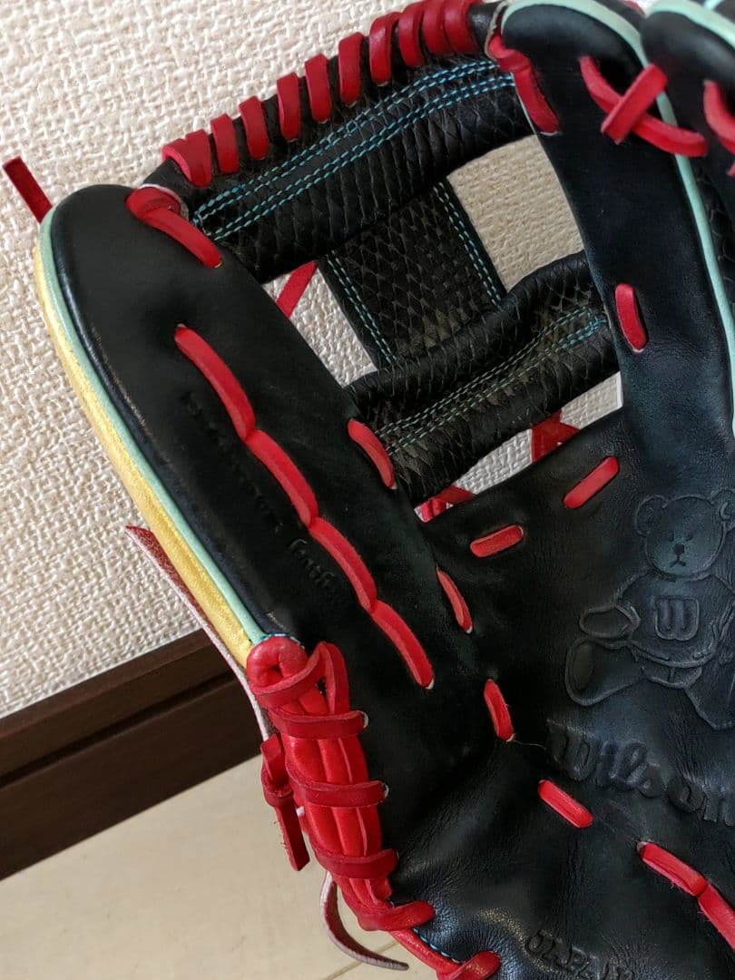 ウィルソン　軟式内野　オーダーグローブ　87型　鬼滅の刃　煉獄杏寿郎風