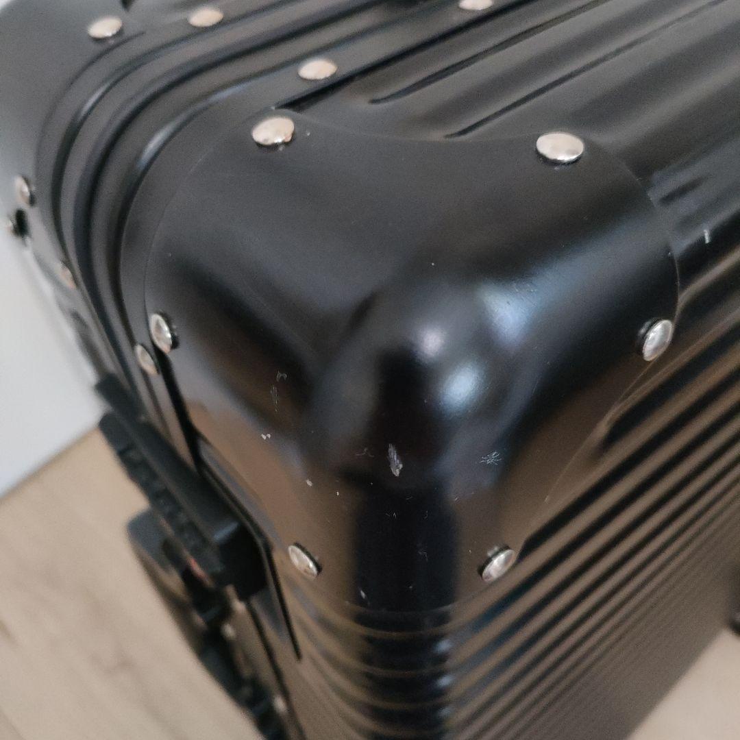 LANZZO ランツォ スーツケース 4輪 アルミ 機内 黒 TSA 33L